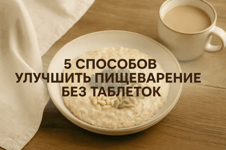 как улучшить пищеварение без лекарств